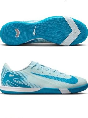 Nike Mercurial Vapor 16 Academy IC indoor soccer shoes in a glacier blue orbit
